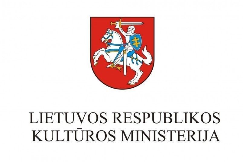 Vaizdo rezultatas pagal užklausą „lietuvos respublikos kultūros ministerija logotipas“