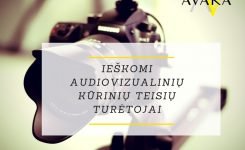 AVAKA IEŠKO NEREGISTRUOTŲ AV KŪRINIŲ TEISIŲ TURĖTOJŲ