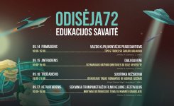 „ODISĖJA72” SKELBIA EDUKACIJOS SAVAITĖS PROGRAMĄ